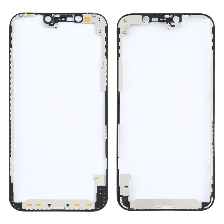 Front LCD Screen Bezel Frame for iPhone 12, For iPhone 12 (White)