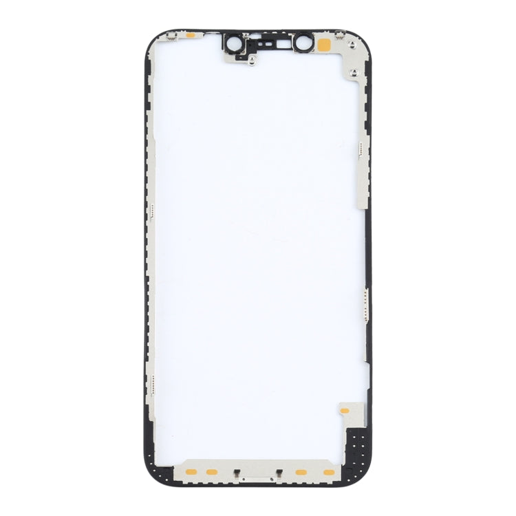 Front LCD Screen Bezel Frame for iPhone 12, For iPhone 12 (White)