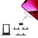 Vassoio SIM e tasti laterali per iPhone 13 Starlight