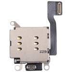 Dual SIM Card Reader Socket with Flex Cable for iPhone 13, For iPhone 13 (Double SIM)