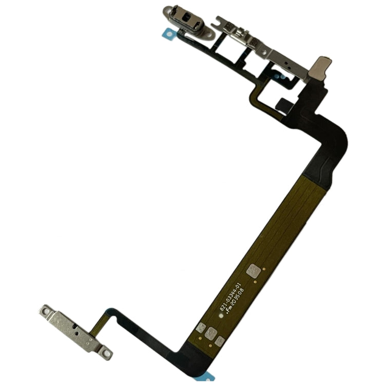 Power Button Flex Cable & Volume Button Flex Cable with Brackets for iPhone 13 Pro Max, For iPhone 13 Pro Max