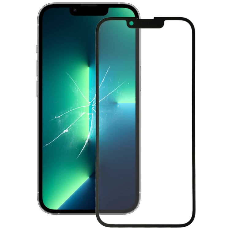 Front Screen Glass Outer Lens with OCA Adhesive Optically Clear for iPhone 13 Pro, For iPhone 13 Pro