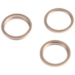 Anello di protezione esterno in metallo con obiettivo in vetro per fotocamera posteriore da 3 pezzi per iPhone 13 Pro Max, For iPhone 13 Pro Max