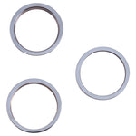Anello di protezione esterno in metallo con obiettivo in vetro per fotocamera posteriore da 3 pezzi per iPhone 13 Pro Max, For iPhone 13 Pro Max