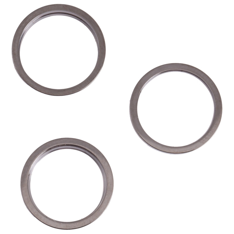 Anello di protezione esterno in metallo con obiettivo in vetro per fotocamera posteriore da 3 pezzi per iPhone 13 Pro, For iPhone 13 Pro