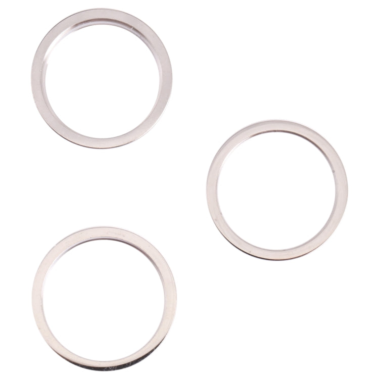 3Pcs Rear Camera Glass Lens Metal Outer Protective Ring for iPhone 13 Pro, For iPhone 13 Pro