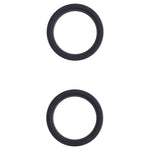 2Pcs Rear Camera Glass Lens Metal Outer Protective Ring for iPhone 13 mini, For iPhone 13 mini