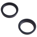 2Pcs Rear Camera Glass Lens Metal Outer Protective Ring for iPhone 13 mini, For iPhone 13 mini
