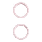 2Pcs Rear Camera Glass Lens Metal Outer Protective Ring for iPhone 13 mini, For iPhone 13 mini