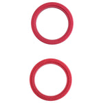 2Pcs Rear Camera Glass Lens Metal Outer Protective Ring for iPhone 13 mini, For iPhone 13 mini