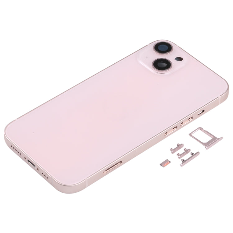 Cover posteriore con vassoio per scheda SIM, tasti laterali e obiettivo della fotocamera per iPhone 13, For iPhone 13(with Card Tray & Side Keys), For iPhone 13(with SIM Card Tray & Side Keys), For iPhone 13