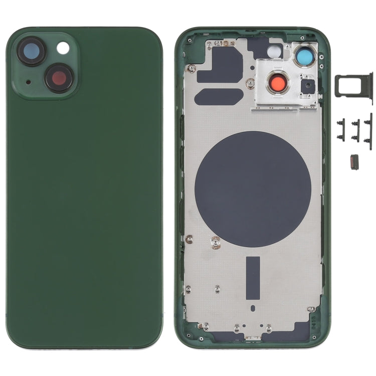 Cover posteriore con vassoio per scheda SIM, tasti laterali e obiettivo della fotocamera per iPhone 13, For iPhone 13(with Card Tray & Side Keys), For iPhone 13(with SIM Card Tray & Side Keys), For iPhone 13