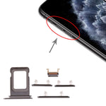 Vassoio scheda SIM e tasto laterale per iPhone 11 Pro Max