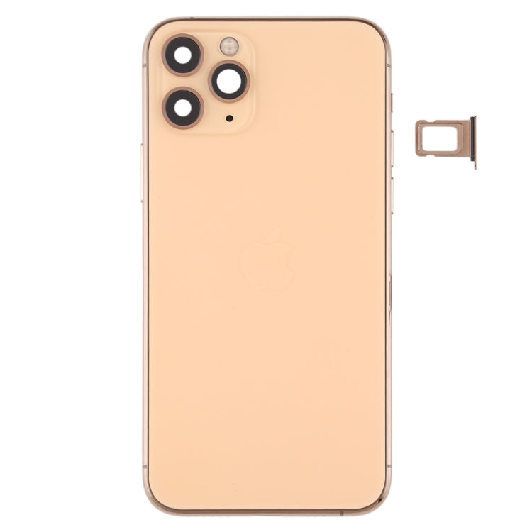 Battery Back Cover (with side buttons, card tray, power flex cable, volume rocker and wireless charging module) for iPhone 11 Pro, For ip11 Pro, For iPhone 11 Pro, For iPhone11 Pro