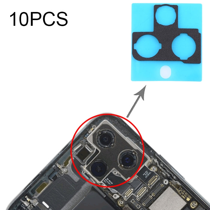 10 cuscinetti in schiuma antipolvere per fotocamera iPhone 11 Pro