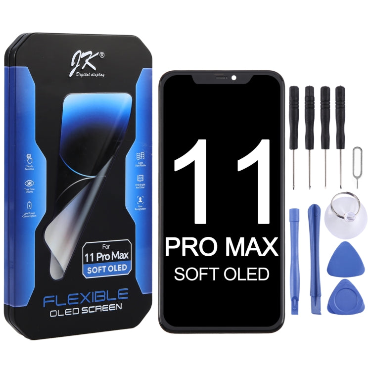 Schermo LCD JK Soft OLED per iPhone 11 Pro Max, For iPhone 11 Pro Max (JK Soft OLED)