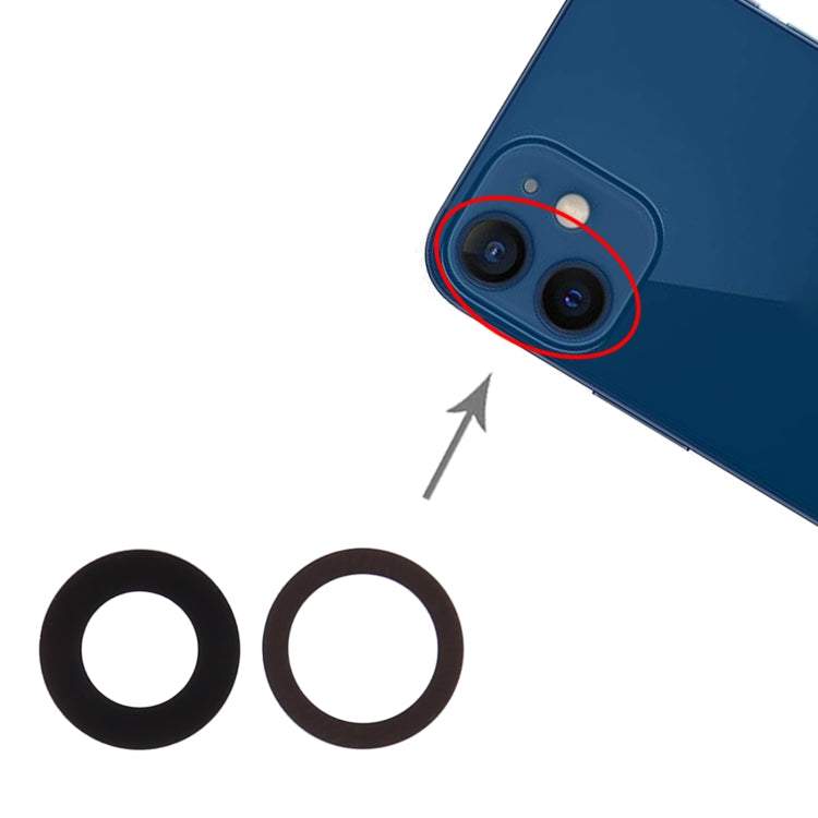 Obiettivo fotocamera posteriore per iPhone 12 Mini