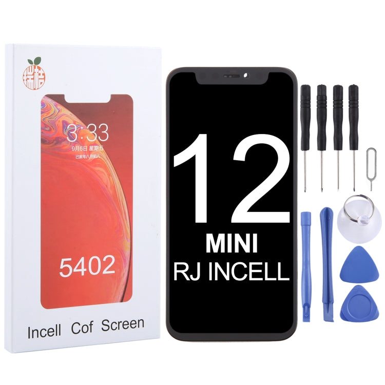 RJ Incell Cof Screen LCD Screen and Digitizer Full Assembly for iPhone 12 Mini, For iPhone 12 Mini(RJ incell)