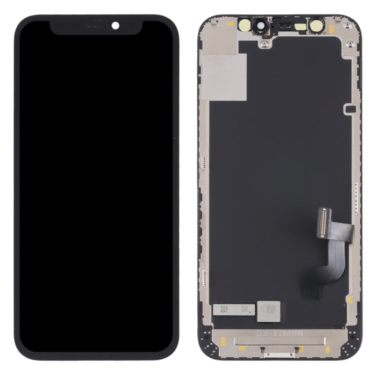 Schermo LCD e digitalizzatore in materiale GX OLED assemblaggio completo per iPhone 12 mini, For iPhone 12 mini (GX Hard OLED)