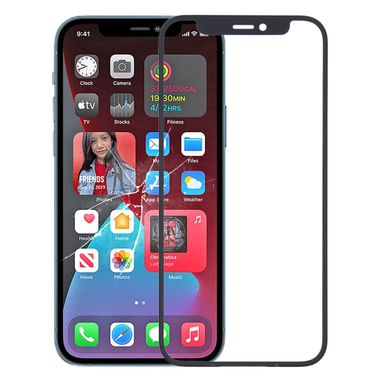 Lente in vetro esterno dello schermo anteriore per iPhone 12 Pro Max, For iPhone 12 Pro Max