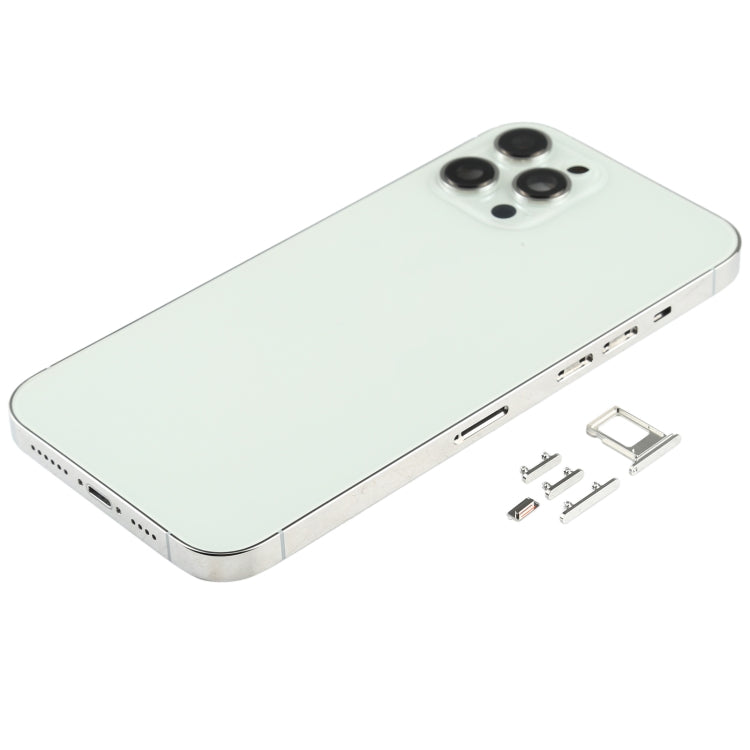 Cover posteriore con vassoio per scheda SIM, tasti laterali e obiettivo della fotocamera per iPhone 12 Pro Max, For iPhone 12 Pro Max(with Card Tray & Side Keys), For iPhone 12 Pro Max(with SIM Card Tray & Side Keys)