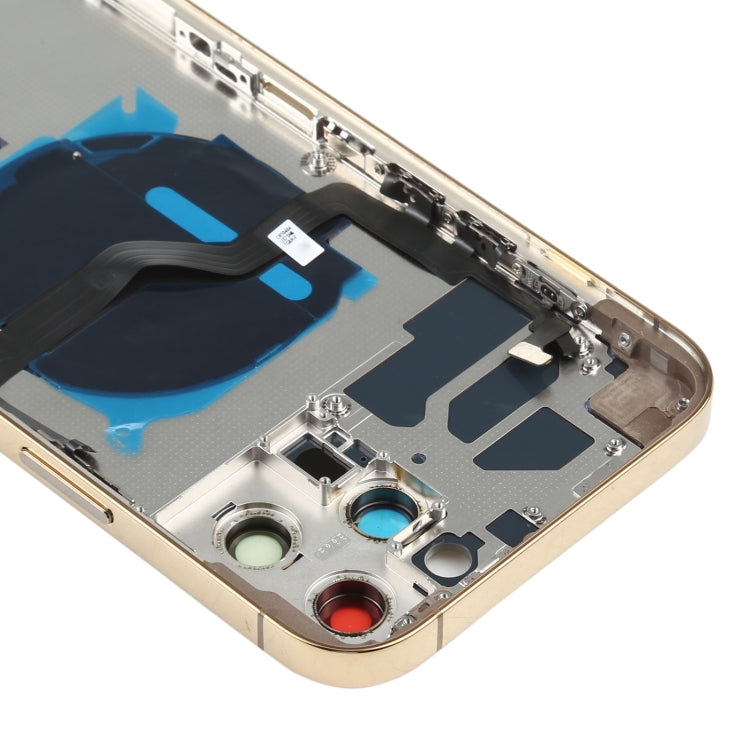 Cover posteriore della batteria (con tasti laterali, vassoio scheda, cavo flessibile di alimentazione, volume e modulo di ricarica wireless) per iPhone 12 Pro Max, For iPhone 12 Pro Max