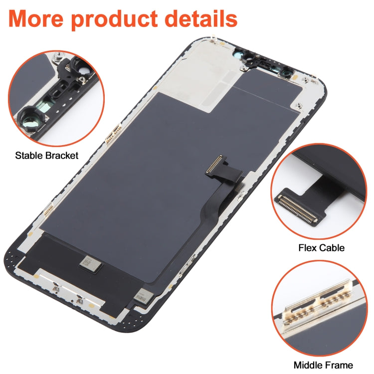 RJ Incell Cof Screen Schermo LCD e digitalizzatore assemblaggio completo per iPhone 12 Pro Max, For iPhone 12 Pro Max (RJ incell)