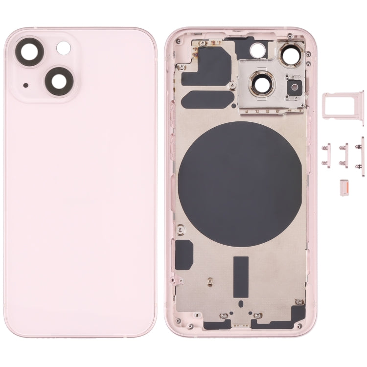 Back Cover with SIM Card Tray, Side Buttons and Camera Lens for iPhone 13 Mini, For iPhone 13 Mini