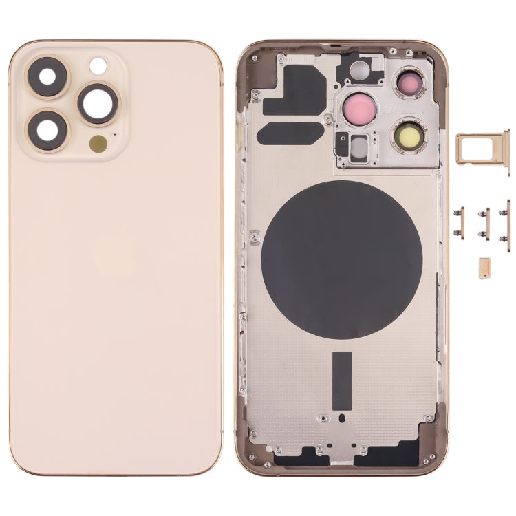 Back Cover with SIM Card Tray, Side Buttons and Camera Lens for iPhone 13 Pro, For iPhone 13 Pro(with SIM Card Tray), For iPhone 13 Pro (with SIM Card Tray), For iPhone 13 Pro