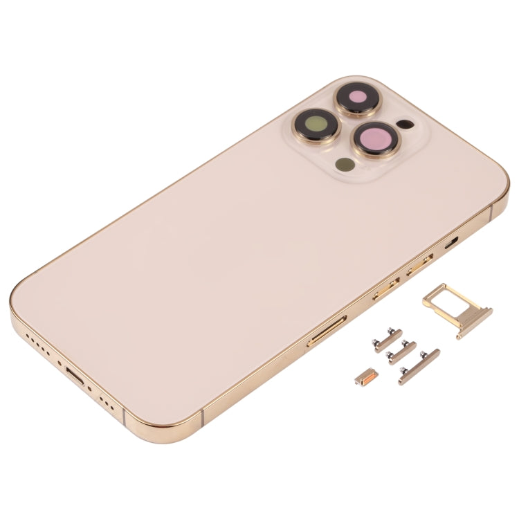 Cover posteriore con vassoio per scheda SIM, tasti laterali e obiettivo della fotocamera per iPhone 13 Pro, For iPhone 13 Pro(with SIM Card Tray), For iPhone 13 Pro (with SIM Card Tray), For iPhone 13 Pro