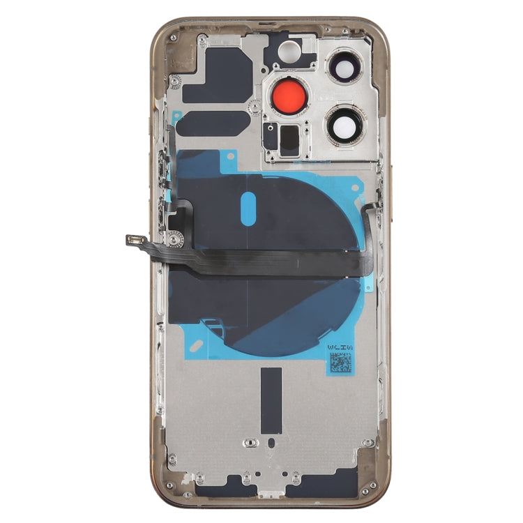 Per iPhone 13 Pro Cover posteriore batteria con tasti laterali, vassoio scheda, cavo flessibile di alimentazione + volume e modulo di ricarica wireless, For iPhone 13 Pro(Assembly)