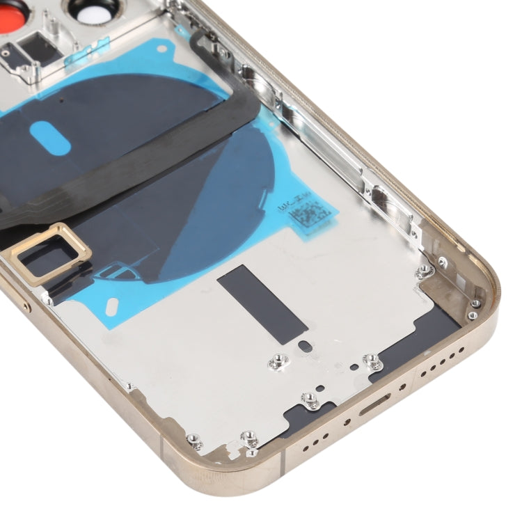 Per iPhone 13 Pro Cover posteriore batteria con tasti laterali, vassoio scheda, cavo flessibile di alimentazione + volume e modulo di ricarica wireless, For iPhone 13 Pro(Assembly)