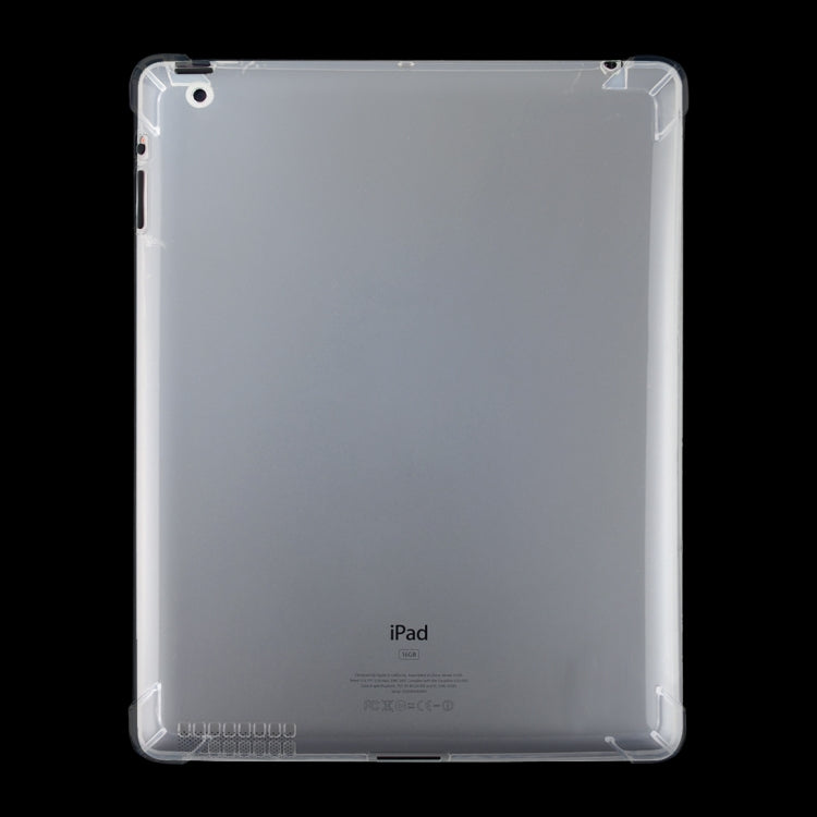 Custodia trasparente per iPad 4, 3 e 2 con protezione angoli
