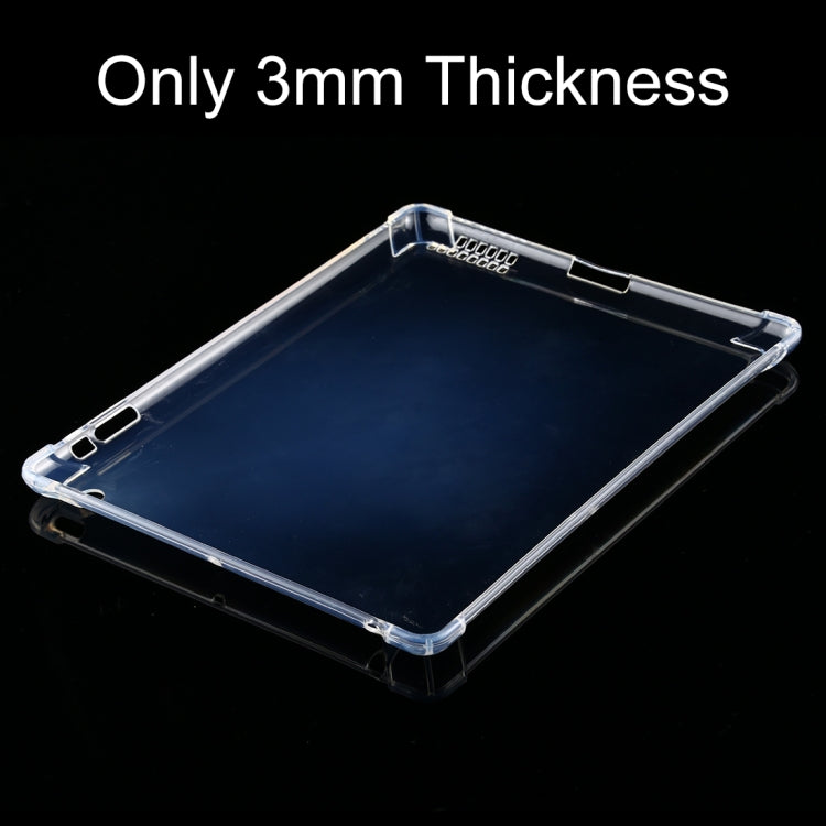 Custodia trasparente per iPad 4, 3 e 2 con protezione angoli