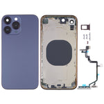 Cover posteriore con aspetto che imita l'iP14 Pro per iPhone XR, For iPXR to iP14 Pro
