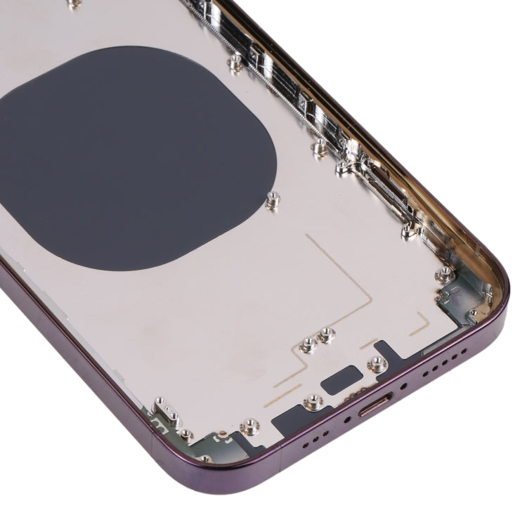 Cover posteriore con aspetto che imita l'iP14 Pro per iPhone XR, For iPXR to iP14 Pro