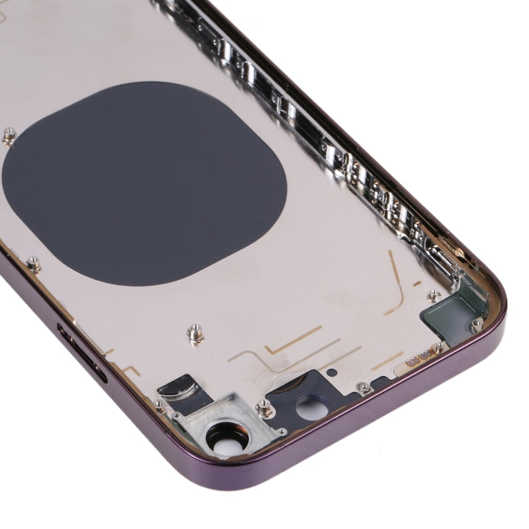 Cover posteriore con aspetto che imita l'iP14 Pro per iPhone XR, For iPXR to iP14 Pro