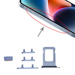 Vassoio SIM e tasti laterali per iPhone 14