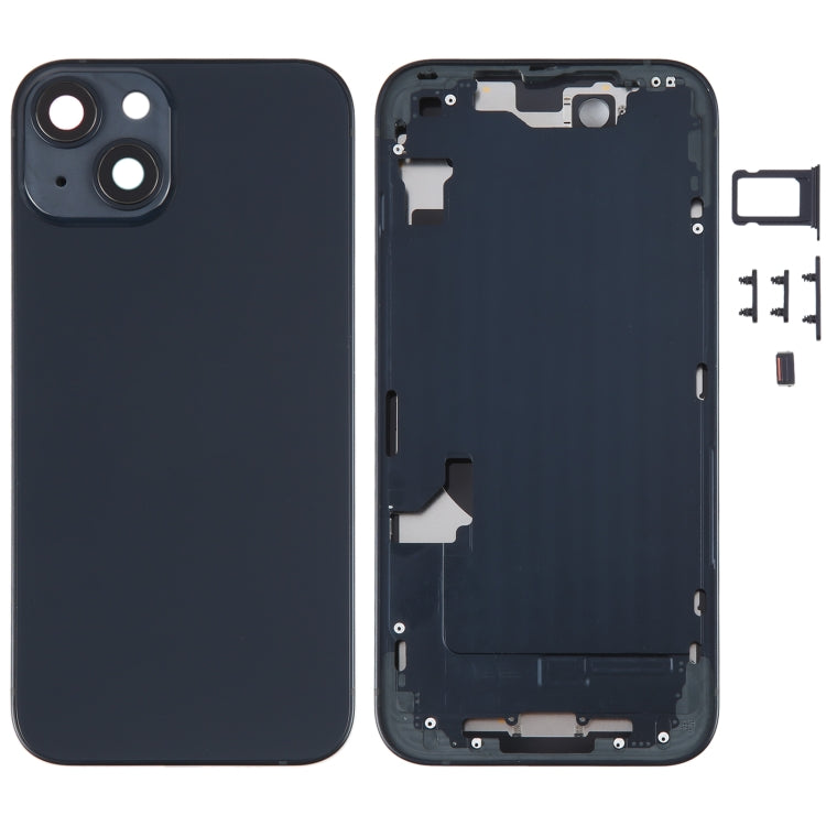 Per iPhone 14 Cover posteriore batteria con telaio centrale/tasti laterali, For iPhone 14 (with Middle Frame)