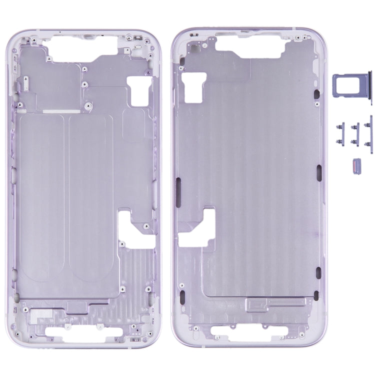 For iPhone 14 Central frame with side buttons