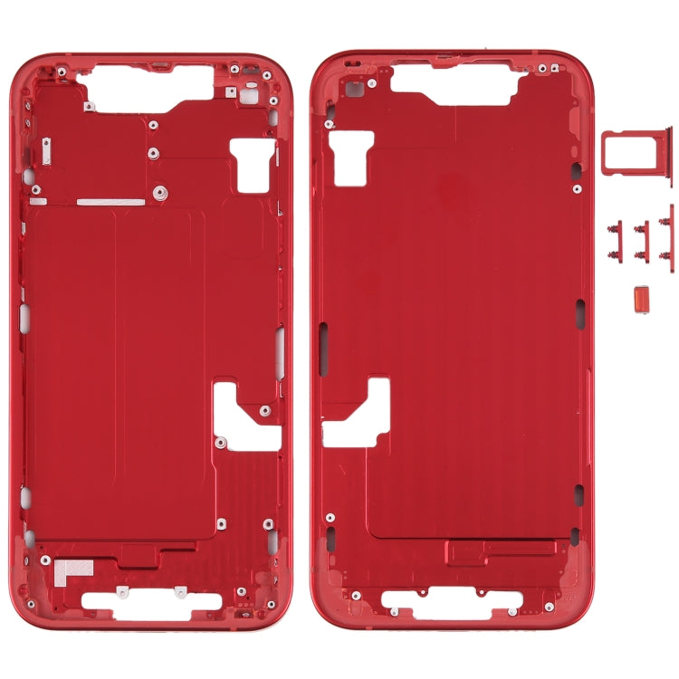 For iPhone 14 Central frame with side buttons