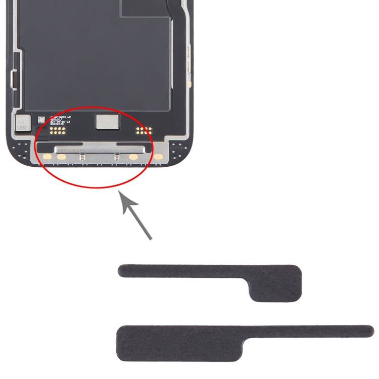 Cuscinetti in schiuma per staffa LCD iPhone 14 Pro