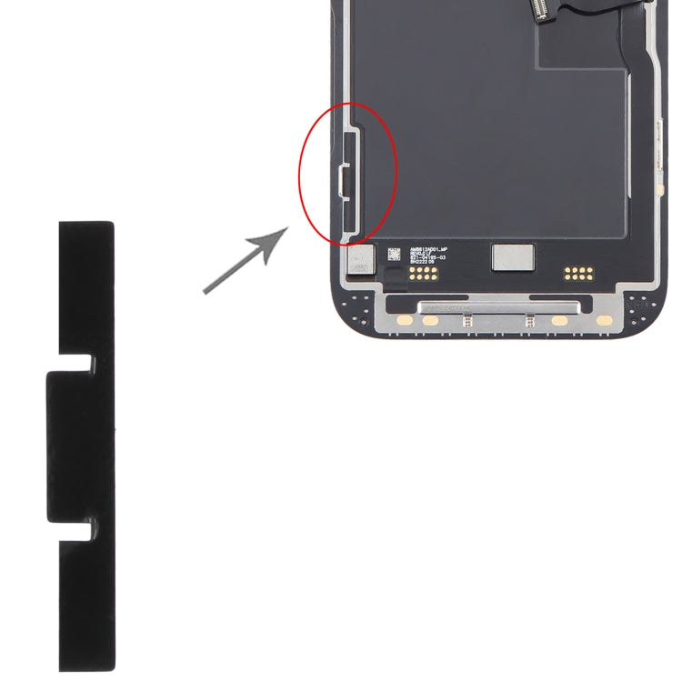 Adesivi laterali staffa LCD per iPhone 14 Pro Max e 14 Pro