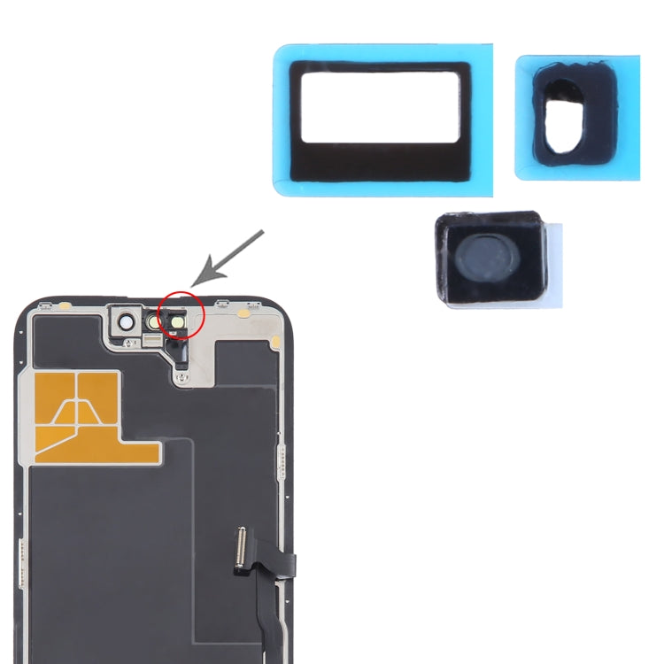 Adesivi posteriori sensore per iPhone 14 Pro Max e 14 Pro