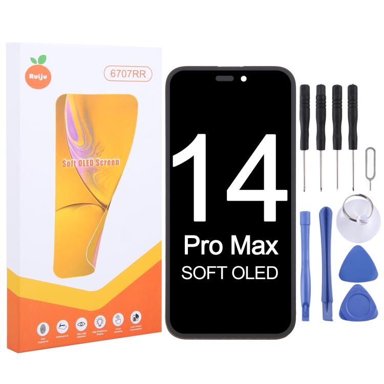 Schermo OLED morbido Ruiju per iPhone 14 Pro Max, For iPhone 14 Pro Max(Soft OLED)