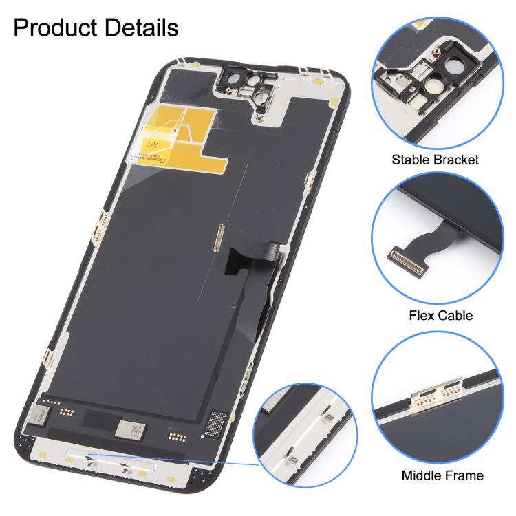 Schermo OLED rigido GX per iPhone 14 Pro Max, For iPhone 14 Pro Max(GX Hard OLED)