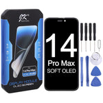 Schermo LCD OLED morbido JK per iPhone 14 Pro Max, For iPhone 14 Pro Max