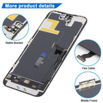 Schermo LCD OLED morbido JK per iPhone 14 Pro Max, For iPhone 14 Pro Max