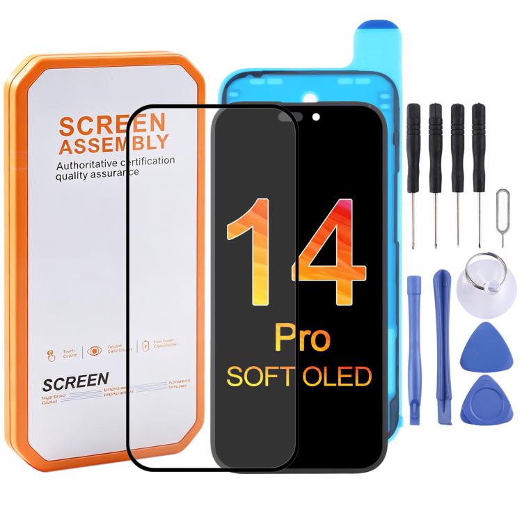 Schermo OLED morbido HXL per iPhone 14 Pro, For iPhone 14 Pro