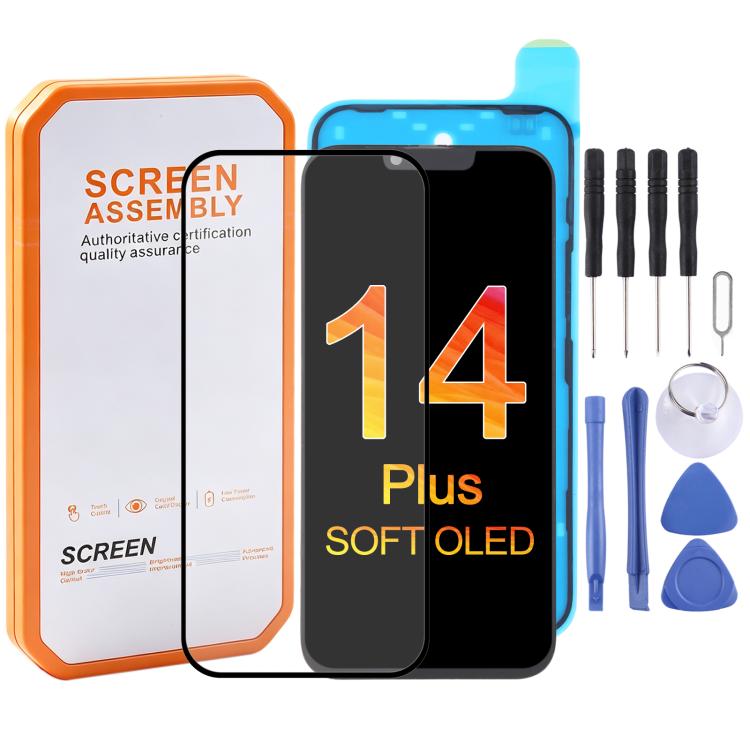 Schermo OLED morbido HXL per iPhone 14 Plus, For iPhone 14 Plus